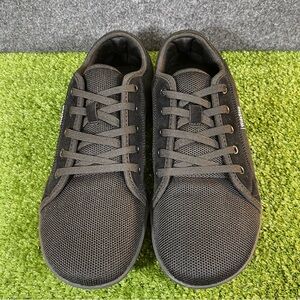 WideStep Bareflex Sneakers Women's Size 10.5 Wide Toe Box Lace Up Minimal Black